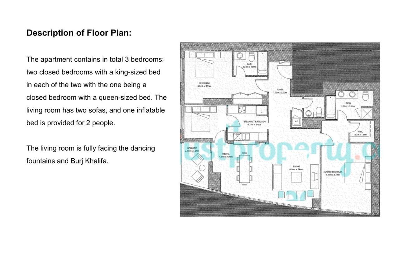 Elite Royal Apartment - Full Burj Khalifa And Fountain View - The Royal Dubai Bagian luar foto