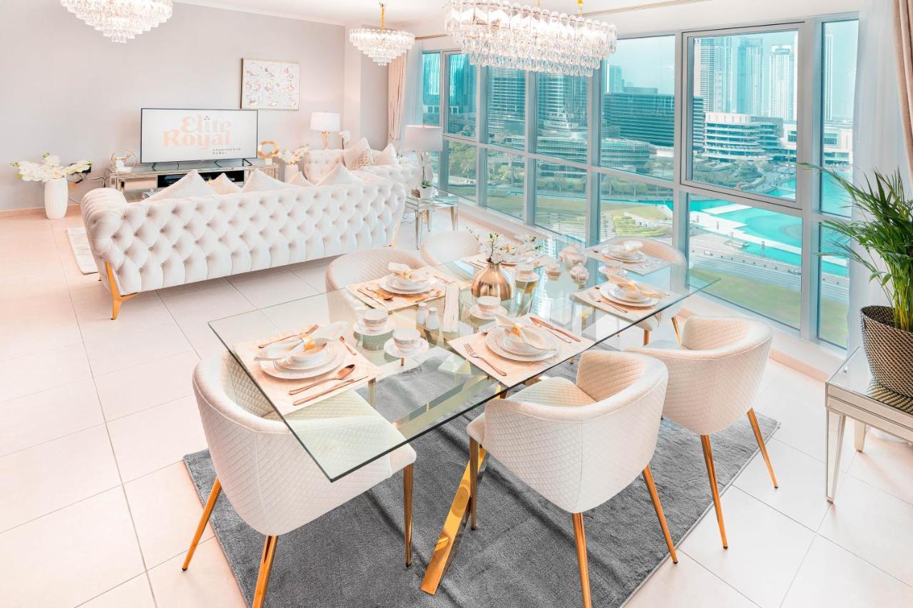 Elite Royal Apartment - Full Burj Khalifa And Fountain View - The Royal Dubai Bagian luar foto