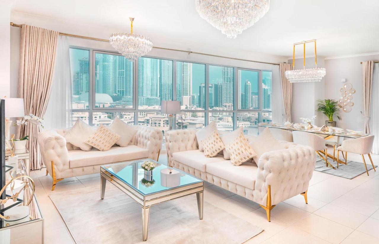 Elite Royal Apartment - Full Burj Khalifa And Fountain View - The Royal Dubai Bagian luar foto