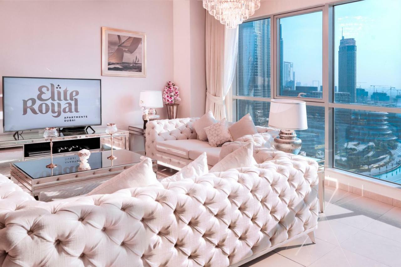 Elite Royal Apartment - Full Burj Khalifa And Fountain View - The Royal Dubai Bagian luar foto